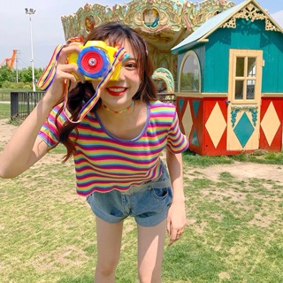 Croptop cầu vồng