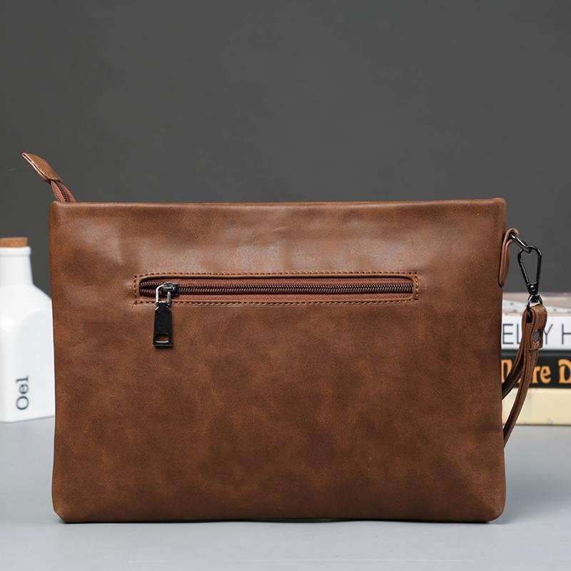 Túi Da Cầm Tay Thời Trang Công Sở Thanh Lịch Cho Nam