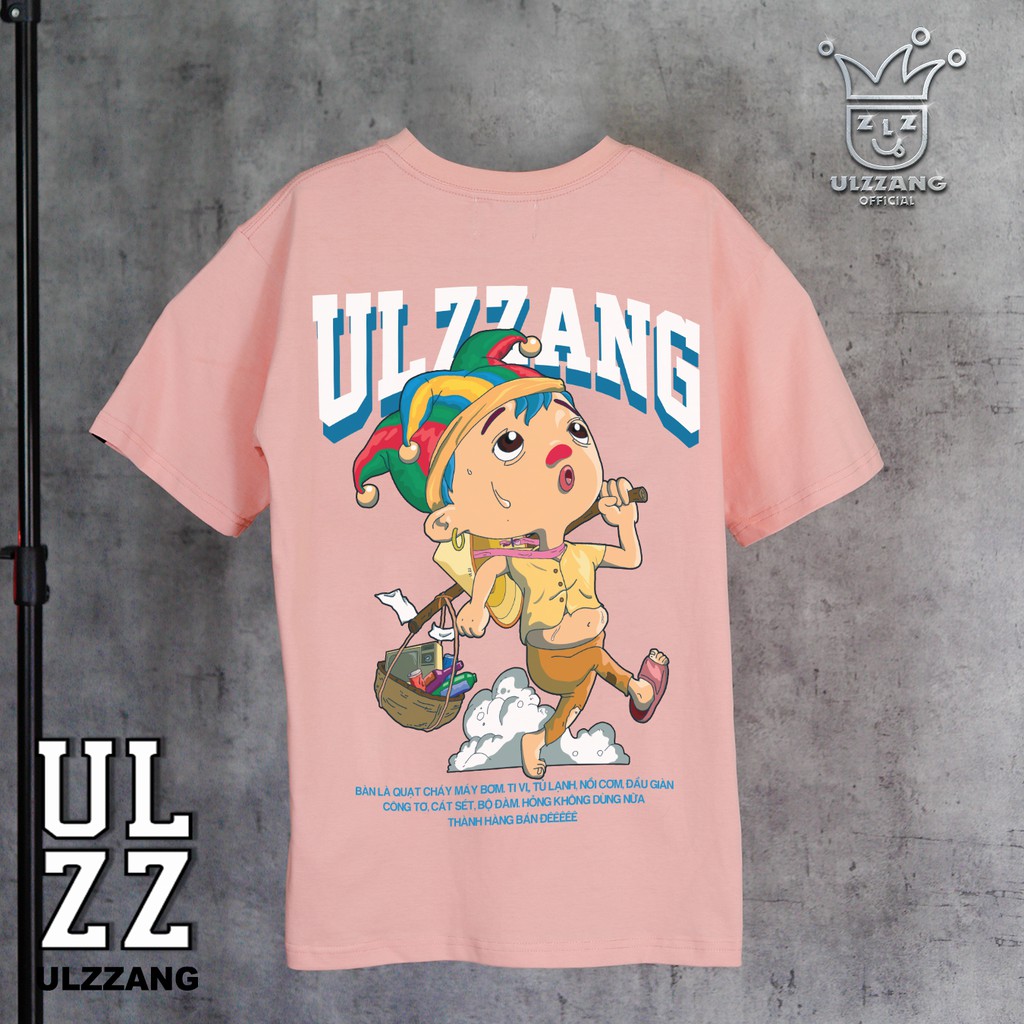 Áo thun local brand ULZZ ulzzang dáng unisex tay lỡ ve chai U-28