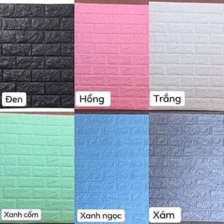 Xốp dán tường đủ màu