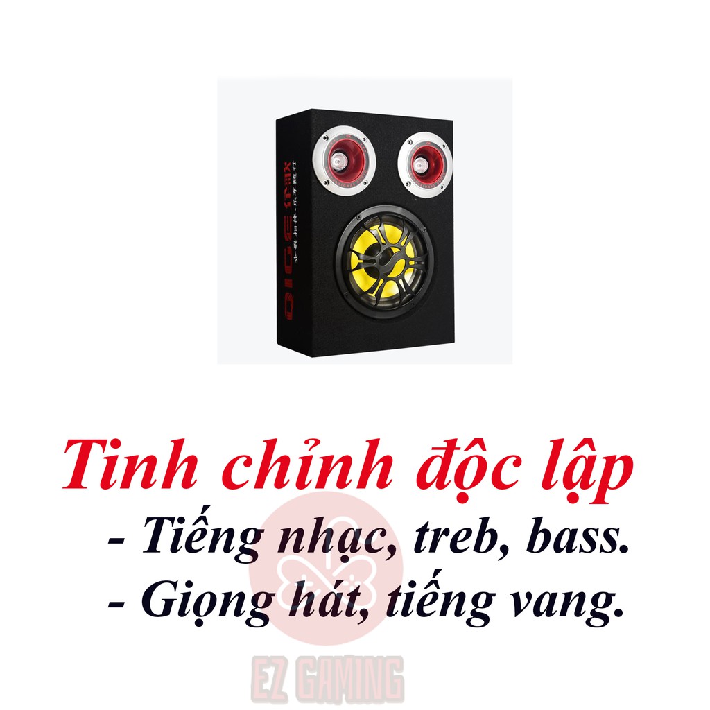 [Mới 2021] Loa QiGe công suất lớn, hổ trợ micro karaoke, bluetooth, xem film, nghe nhạc, điều chỉnh treb, bass ....