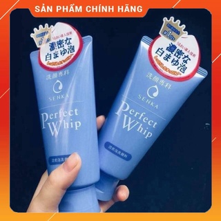 Sữa rửa mặt senka perfect whip xanh dương
