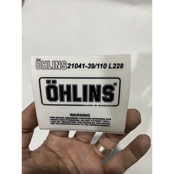 Tem Dán Phuộc Ohlins