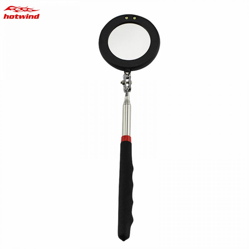 Hw Gương Soi Mini Xoay 360 Độ Kèm 2 Đèn LED Chuyên Dụng Cho Xe Hơi