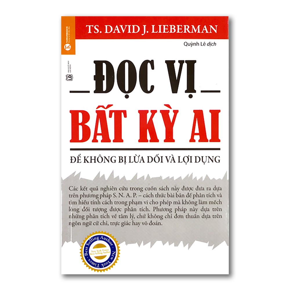 Sách - Đọc vị bất kỳ ai - Để không bị lừa dối và lợi dụng - Tái bản 2019 tăng giá bìa