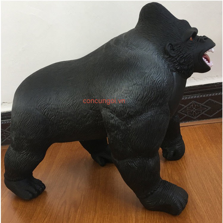 Đồ chơi mô hình King kong GorillA mềm pin nhạc 35*52*26.5cm  , 663