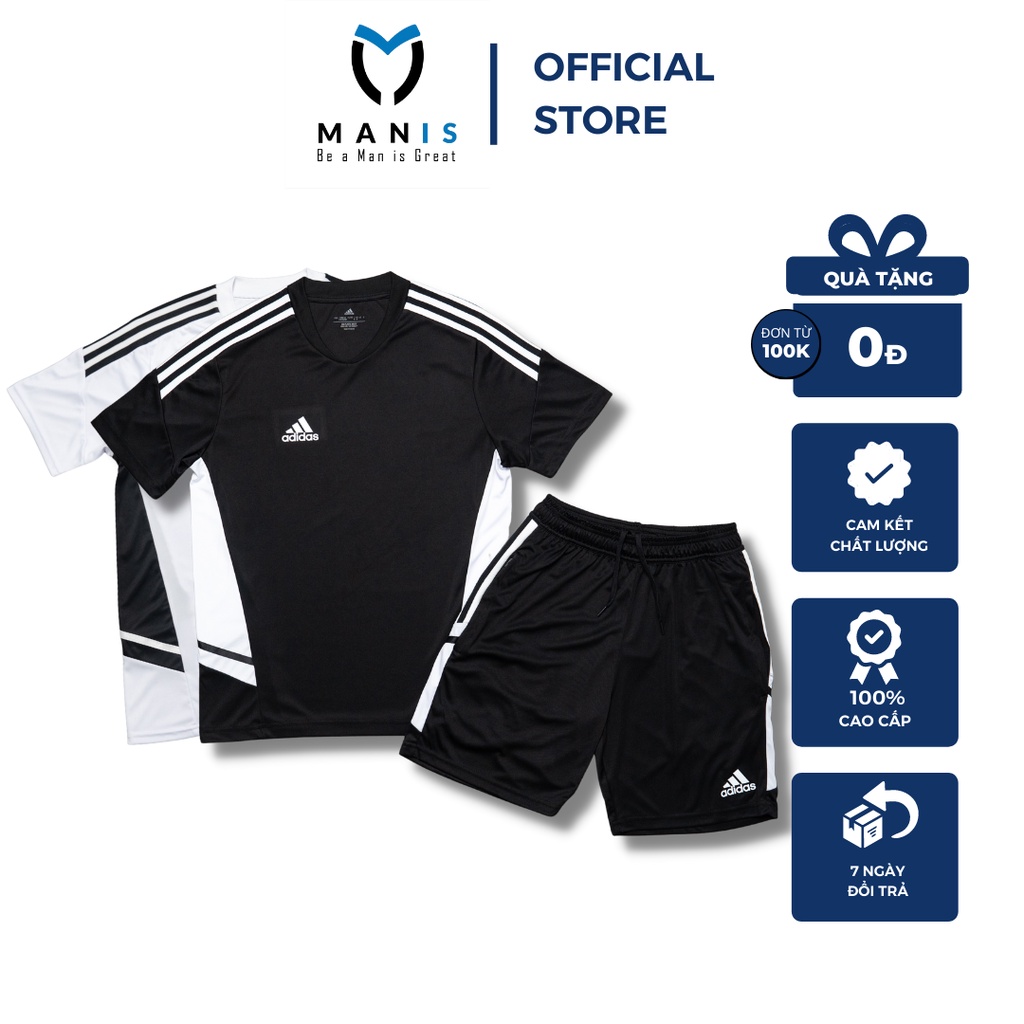Bộ Thể Thao Nam Das CONDIVO JERSEY 2 màu Đen, Trắng , Đồ Thể Thao Cao Cấp MANIS SPORT