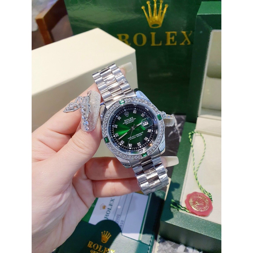 Đồng hồ đeo tay nam, đồng hồ nam ROLEX dây thép viền xoàn cao cấp, siêu sang trọng, đẳng cấp cho phái mạnh, giá cực rẻ