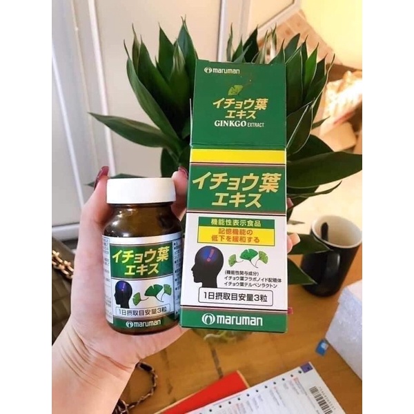 Viên uống bổ não Ginko tiền đình Maruman - Nhật Bản