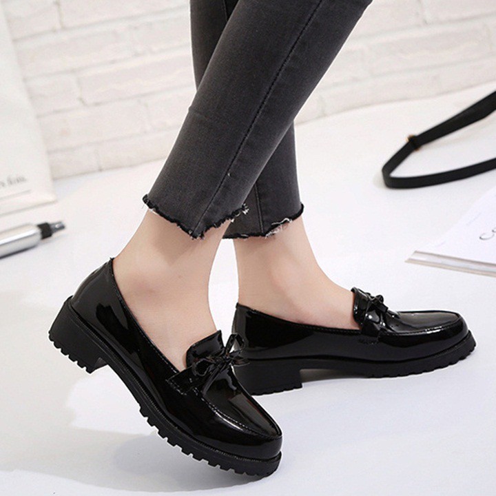 C116 Giày nữ Oxford da bóng đế Dr có video | BigBuy360 - bigbuy360.vn