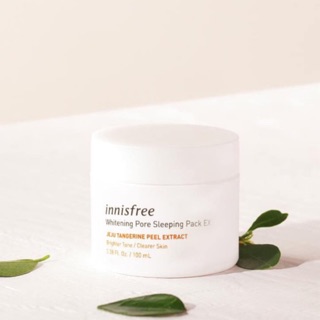 [Hàng có sẵn][Mẫu mới 2019] Mặt Nạ Ngủ Trắng Da Chiết Xuất Từ Vỏ Quýt Innisfree Whitening Pore Sleeping Pack