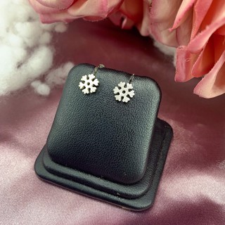 Bông Tai Bạc 925 Hinh Hoa Tuyết Nhám Ddreamer (1245BTH)