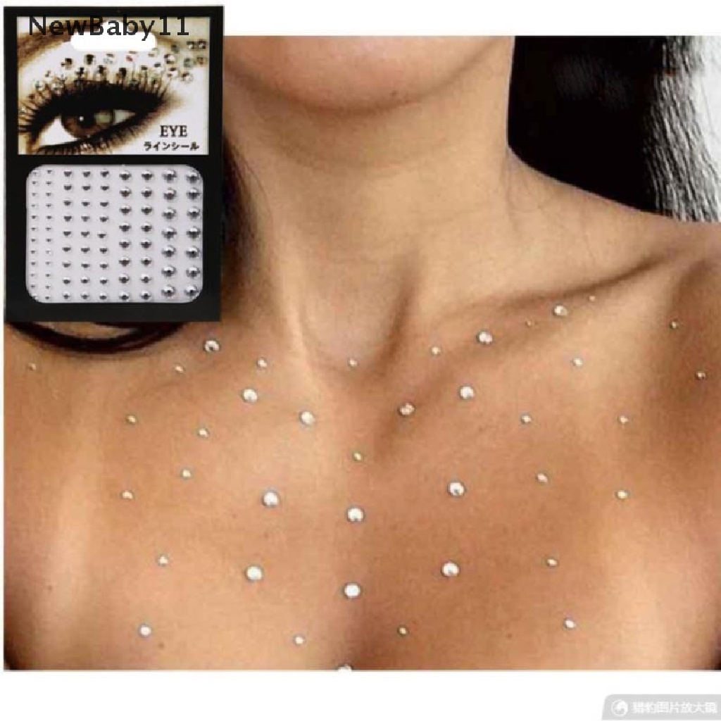 Sticker Kim Cương Giả Lấp Lánh Trang Điểm Mặt Và Mắt