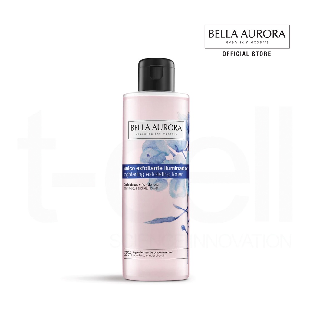 Toner Tẩy Tế Bào Chết & Làm Sáng Da Bella Aurora Exfoliating Brightening Toner (200ml)