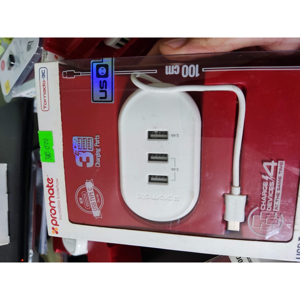Ổ Sạc Promate PowerBase-2 6 Cổng USB 60W