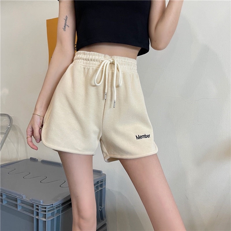 Quần shorts nữ 🦋 membors dáng unisex chất vải cotton dày dặn không kèm dây