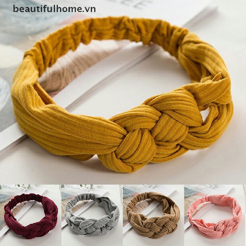 Băng Đô Cài Tóc Co Giãn Màu Sắc Thời Trang Dễ Phối Đồ