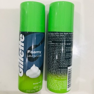 COMBO Dao cạo râu Gillette Vector và bọt cạo râu Gillette Vector 50g