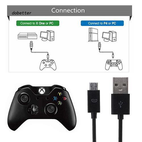 Dây Cáp Sạc micro usb 118 Inch Cho Tay Cầm Chơi Game ps4 xbox one