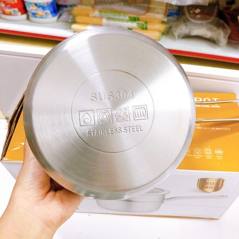 Nồi quánh bột kèm xửng hấp Milk Post cho bé ăn dặm