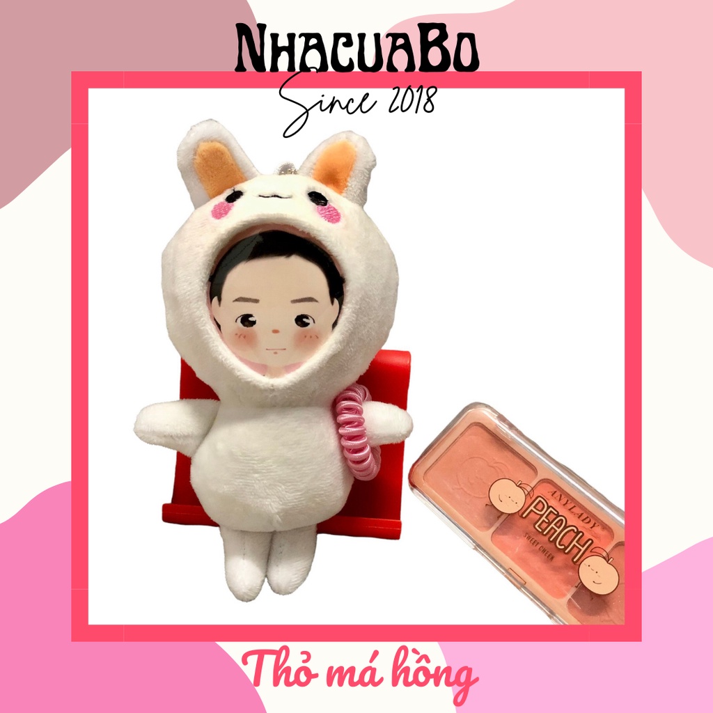 Gấu Bông In Ảnh Theo Yêu Cầu - Giá đã bao gồm ảnh - Thỏ - Nhacuabo_since2018