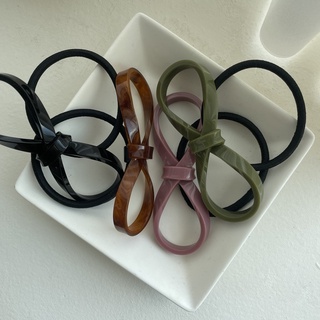 Cột tóc nơ Modleaf Ribbon tie Hàn Quốc