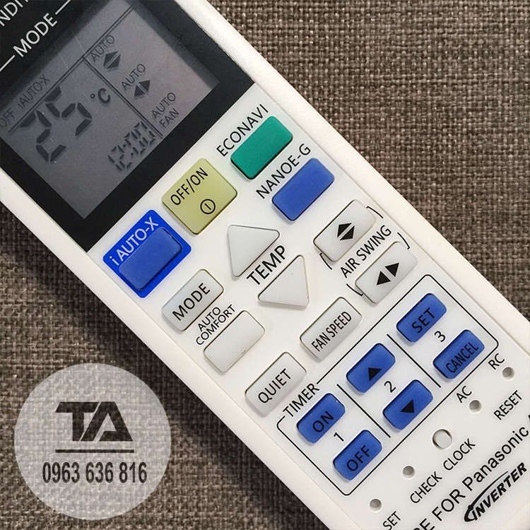 Điều khiển điều hòa PANASONIC INVERTER A75C4143
