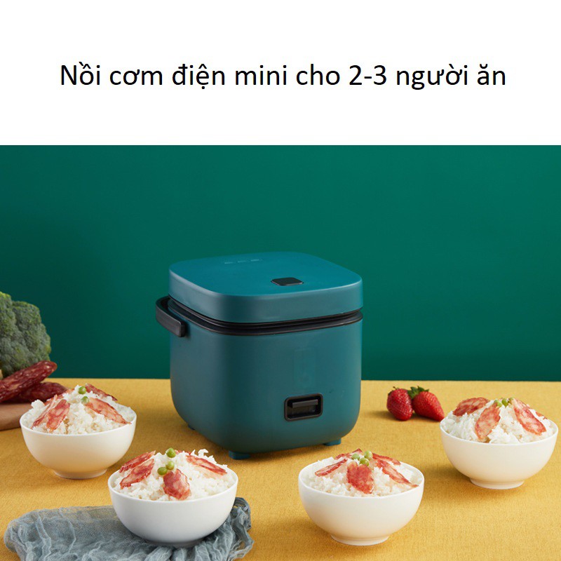 Nồi cơm điện mini đa năng JASHI Nấu Cháo, Hầm Xương, Luộc, Hấp. Hàng Nội Địa Cao Cấp.