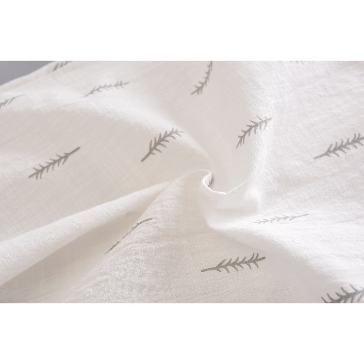 Bộ đồ cộc tay cho bé trai họa tiết lá thông CTF040 - Màu: Trắng