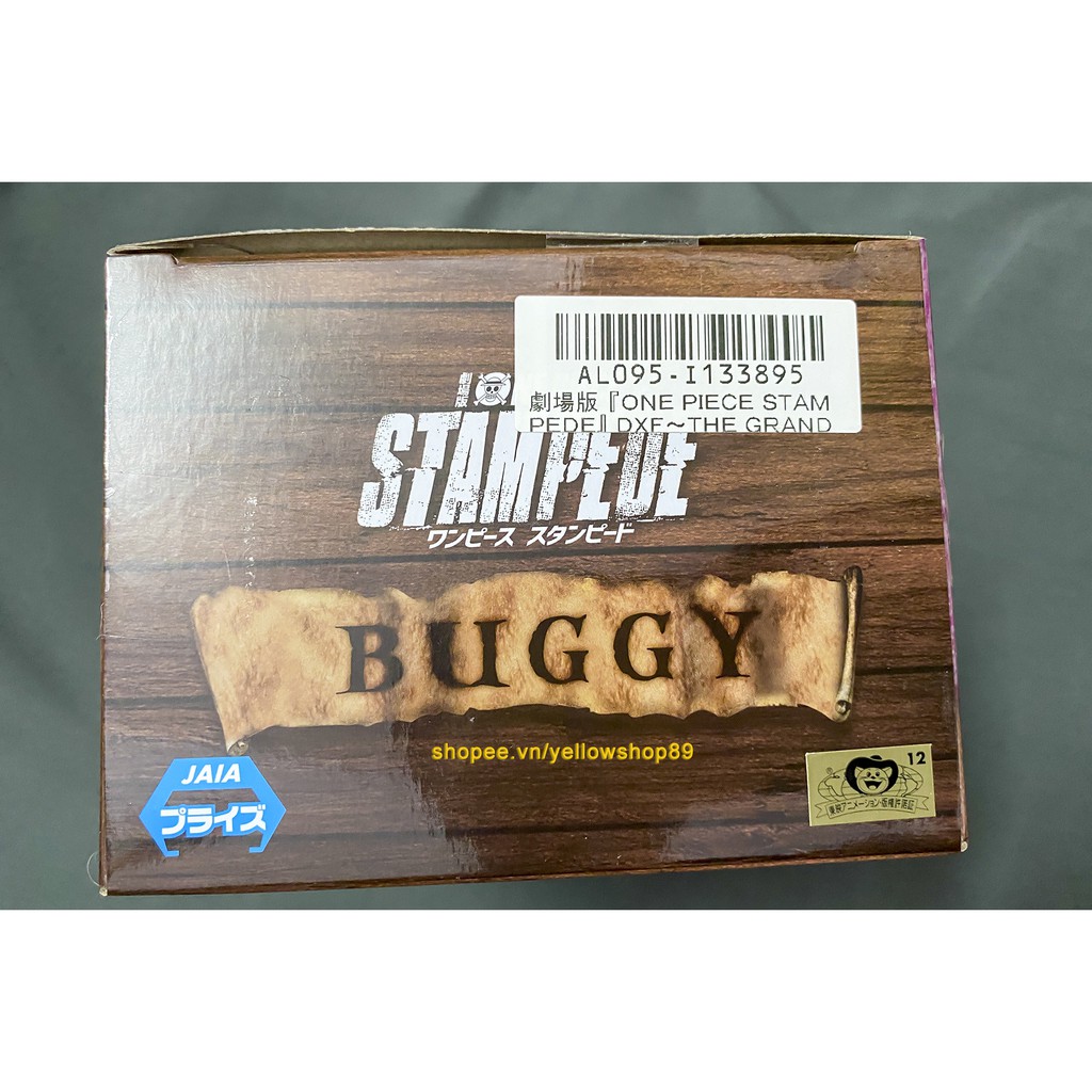 [CHÍNH HÃNG][JAPAN] Figure Mô Hình Buggy Movie ONE PIECE STAMPEDE chính hãng BANPRESTO