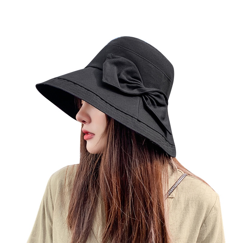 Nón Tai Bèo Đính Nơ Dễ Thương Thời Trang Mùa Hè Cho Nữ