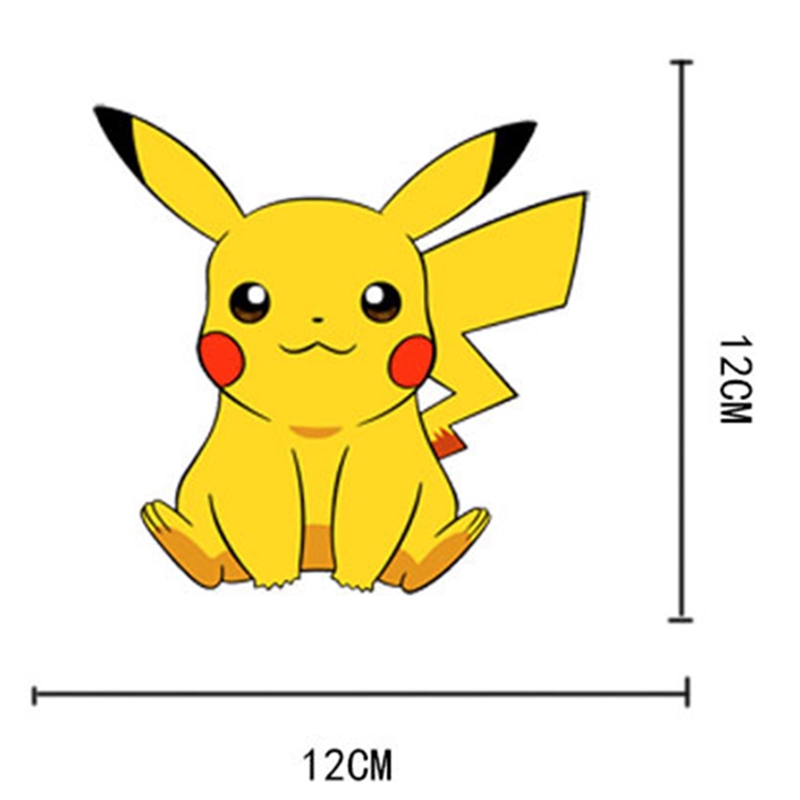 Decal Dán Trang Trí Xe Hơi Hình Pikachu