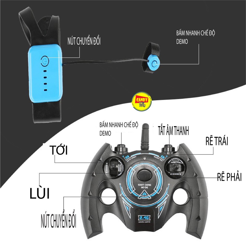 XE Ô TÔ TWISTED DRIFT CAR BIẾN HÌNH 360 ĐIỀU KHIỂN BẰNG CỬ CHỈ TAY VÀ REMOTE TỪ XA