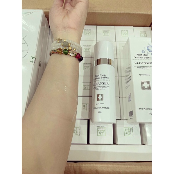 Sữa rửa mặt sủi bọt ROP Plus Diosamore Plant Stem O2 Mask Bubble Cleanser 120g