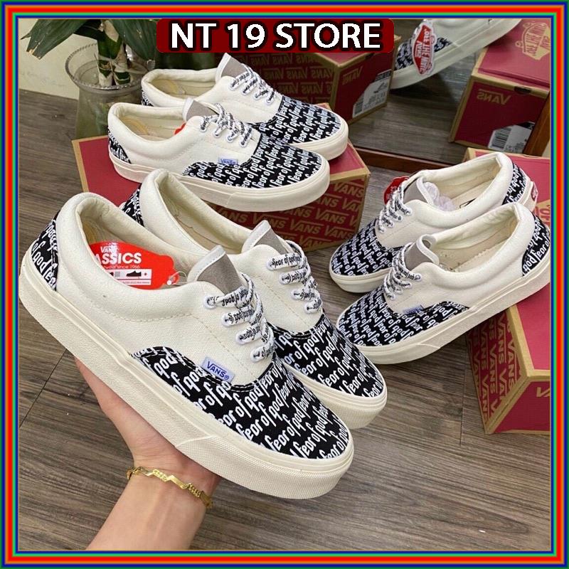 Giày caro nam nữ buộc dây , Giày thể thao sneaker vans lười có dây buộc hottrend 2022 full box bill