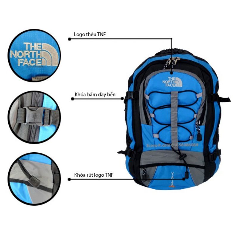 Balo du lịch phượt Yaizza 55L TNF