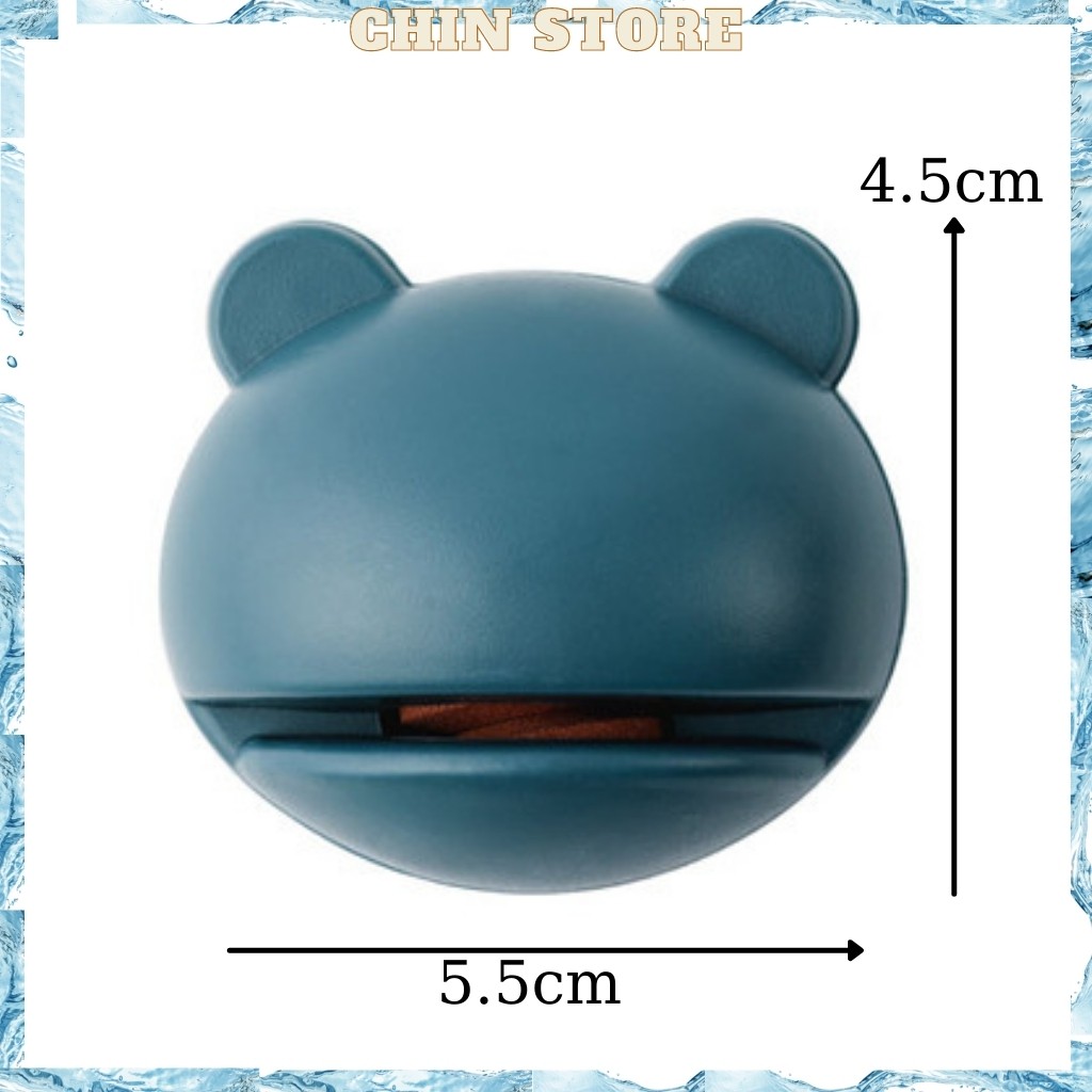 Đá mài mini , dụng cụ mài dao , máy mài dao hình gấu dễ thương 5.5*4.5cm