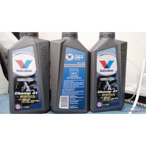 NHỚT VALVOLINE CHAMP 4T 20W50 DÀNH CHO XE SỐ