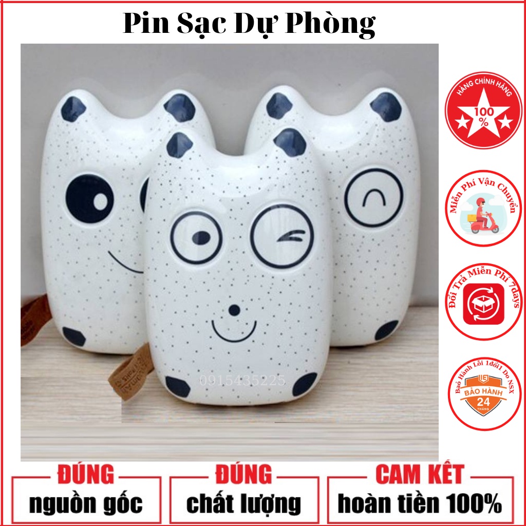 Pin Sạc dự phòng cao cấp sạc điện thoại với dung lượng 20.000mah,Pin sạc dự phòng Totoro II hình mặt thú kute