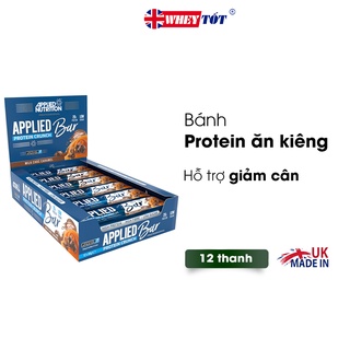 BÁNH PROTEIN ĂN KIÊNG APPLIED PROTEIN CRUNCH BAR 12 THANH