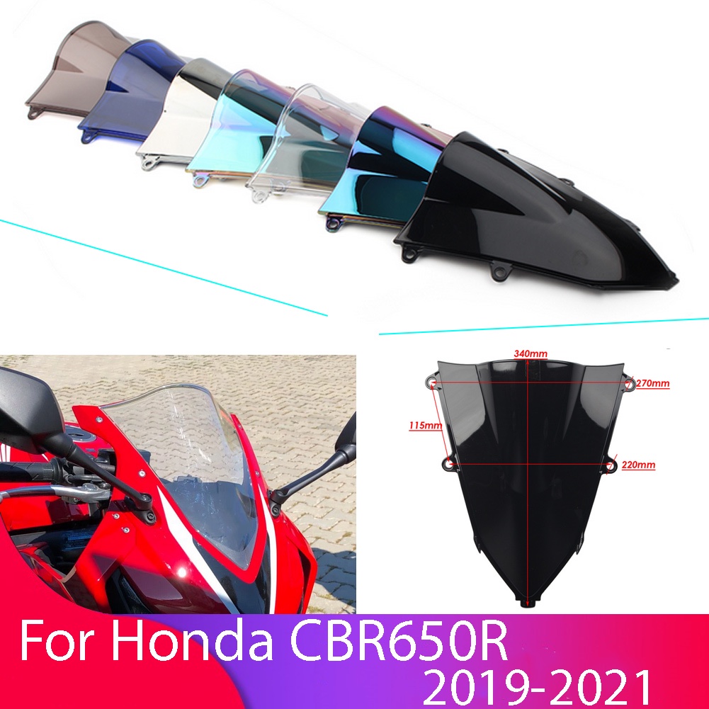 Kính Chắn Gió Chuyên Dụng Cho Xe Mô Tô Honda CBR650R CBR 650 R 2019 2020 2021