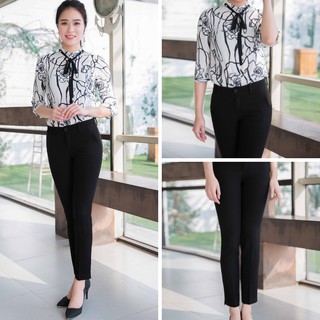 Quần côn dài chất liệu siêu phẩm nữ White Ant