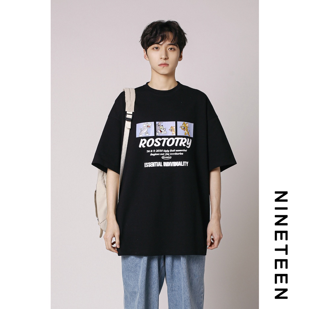 Áo Thun Tay Ngắn Dáng Rộng Phong Cách Năng Động Thời Trang Cho Nam Size S-8XL