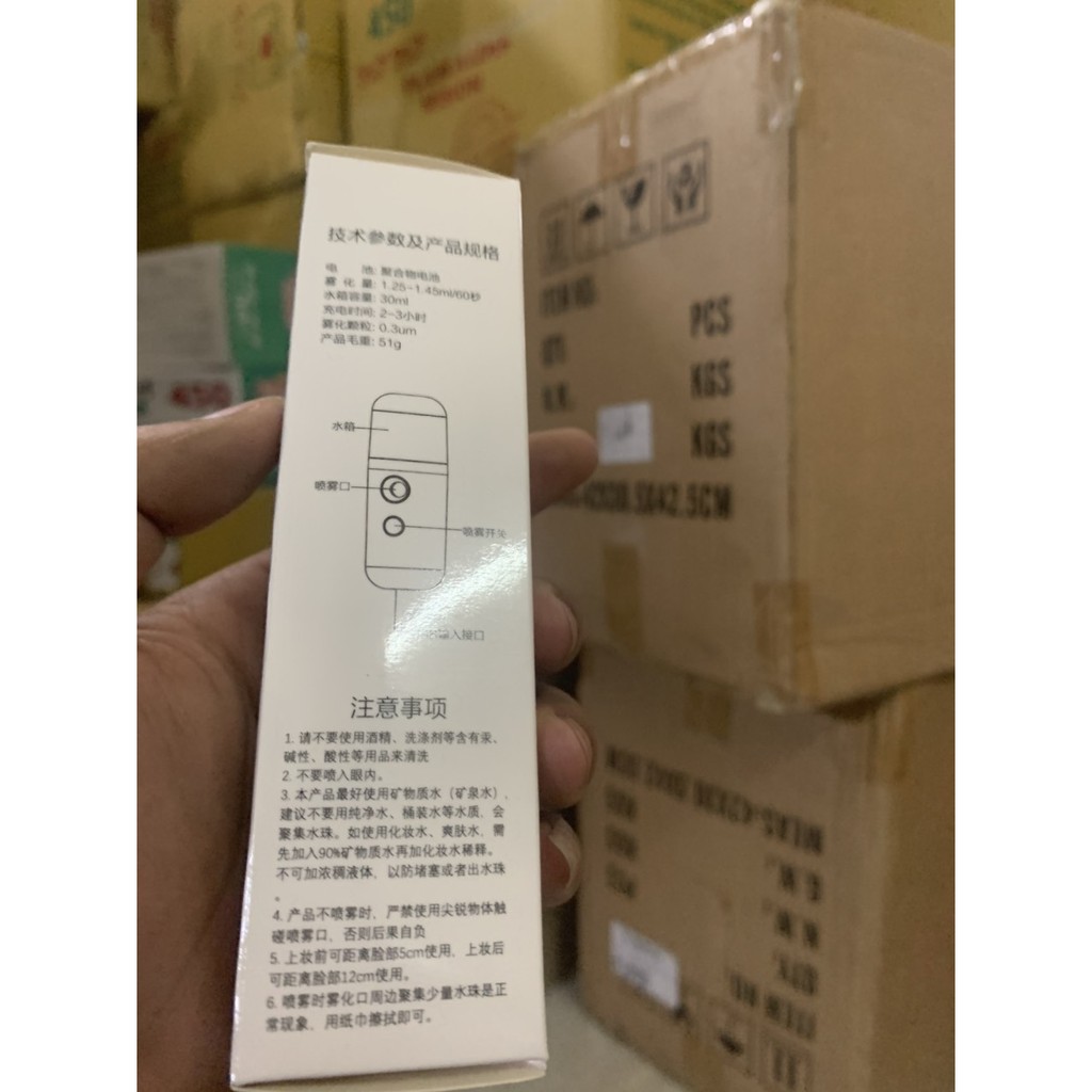 Yêu thíchMáy Phun Sương Xông Hơi Mặt NaNo Mini Cầm Tay Hỗ Trợ Dưỡng Da Cấp Nước Tối Đa - Loại xịn | BigBuy360 - bigbuy360.vn
