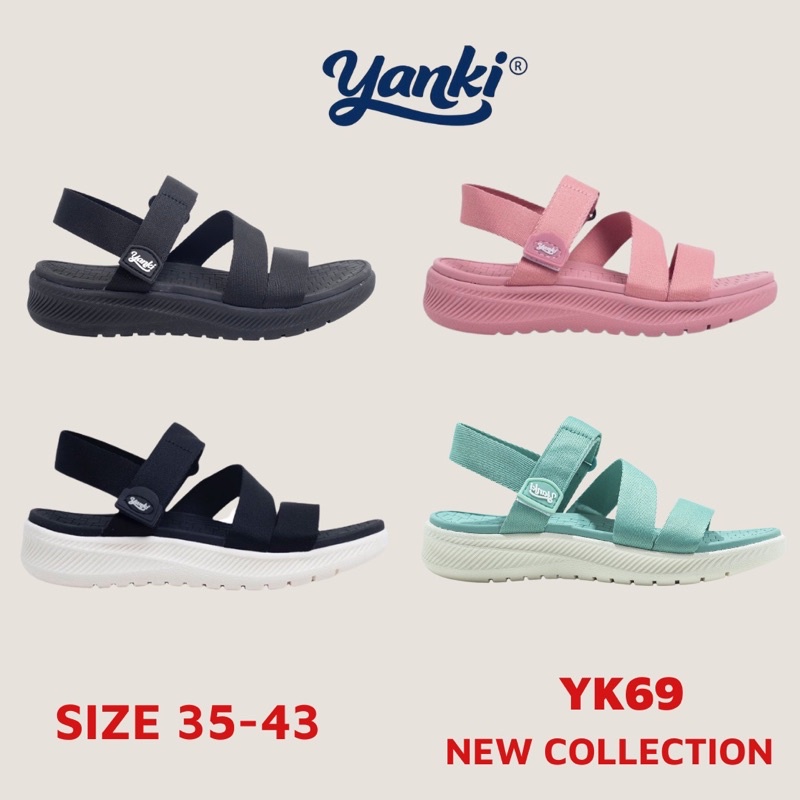 Giày Sandal Nam Nữ Học Sinh Đi Học Quai Chéo Thời Trang YANKI Chính Hãng VNXK - YK69