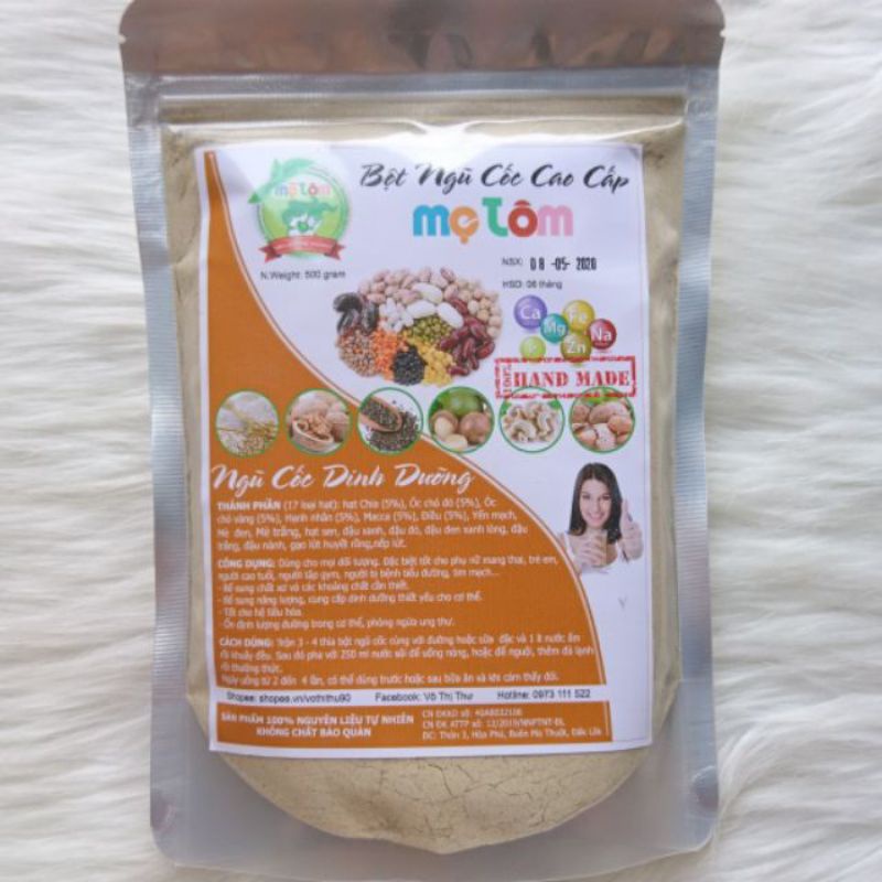 1KG NGŨ CỐC BẦU THƠM NGON NHIỀU DINH DƯỠNG 17 LOẠI HẠT MẸ TÔM