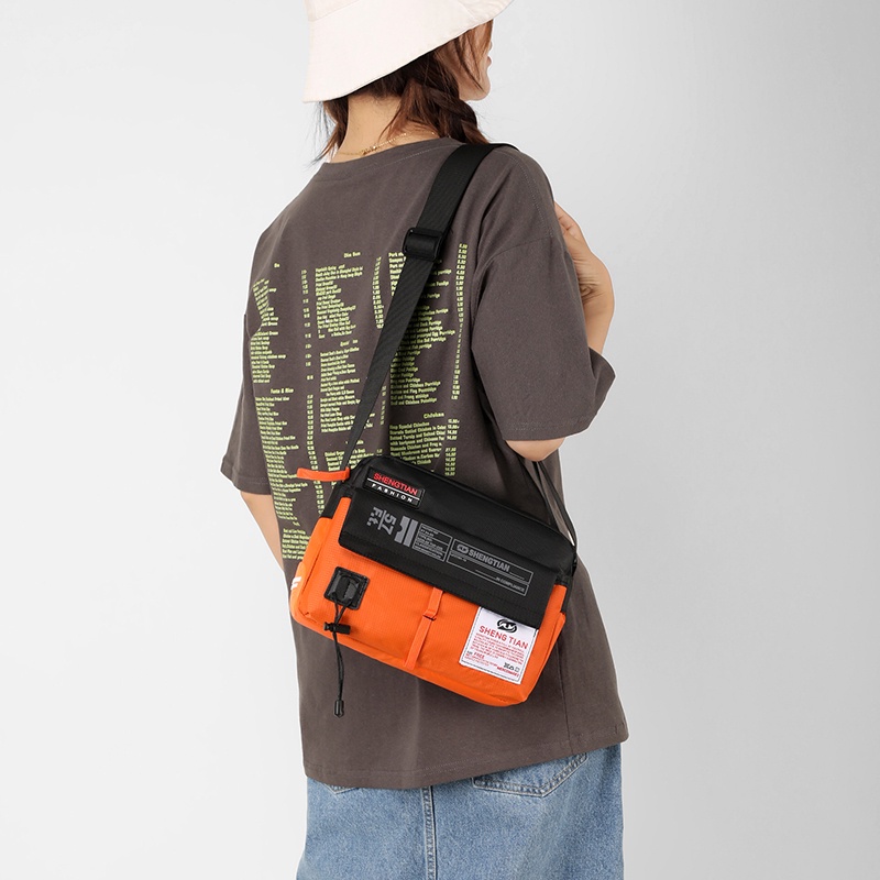 Túi Đeo Chéo Vai Bằng Nylon Chống Thấm Nước Phong Cách Mới Cho Nam
