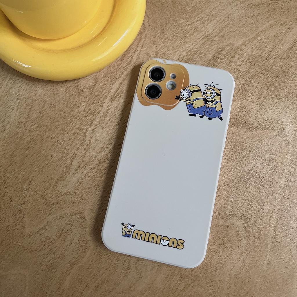 Ốp Điện Thoại In Hình Minions Cho IPhone 13Promax 12 11 7Plus X Xs Max XR 8 7