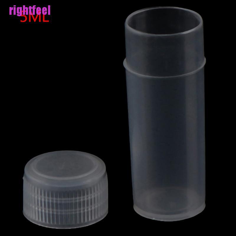 Bộ 100 Nắp Nhựa 5ml Chuyên Dụng Cho Thí Nghiệm Hóa Học