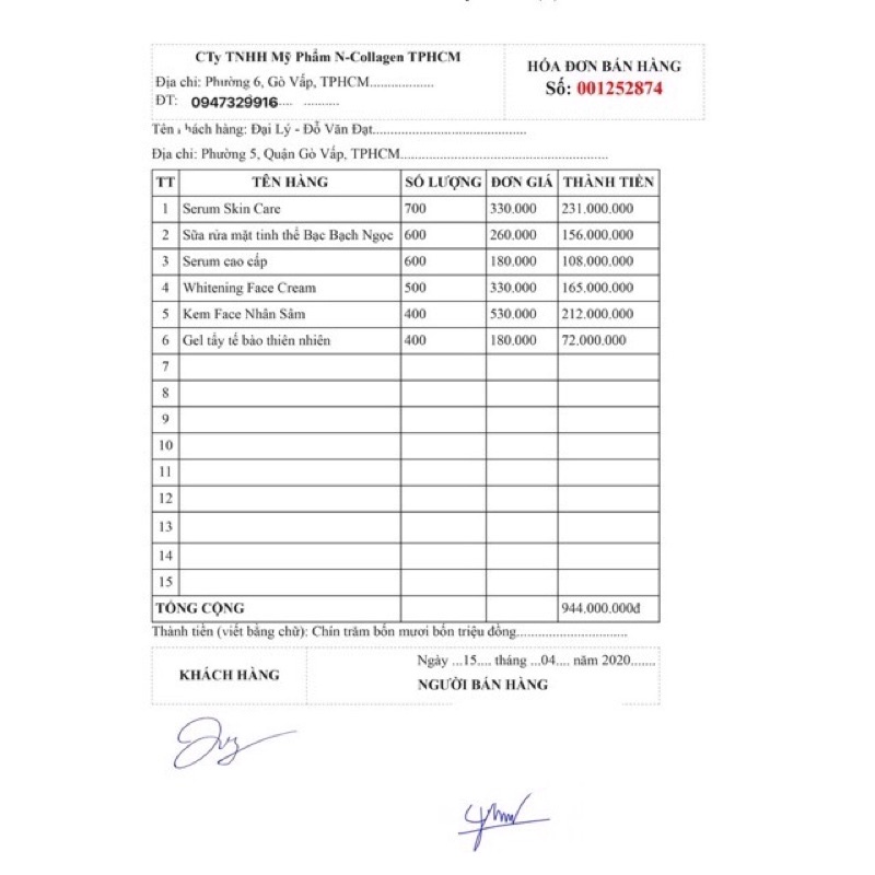 Cambo Kem Tổ Yến Ncolagen Tặng Sét Nạ Nhân Sâm